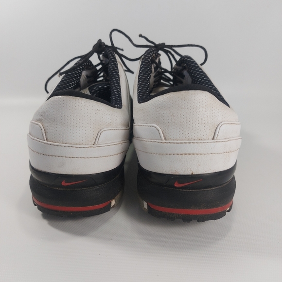Nike Zoom Black White Spiked Mens Golf Shoes, 9.5 - Picture 5 of 12